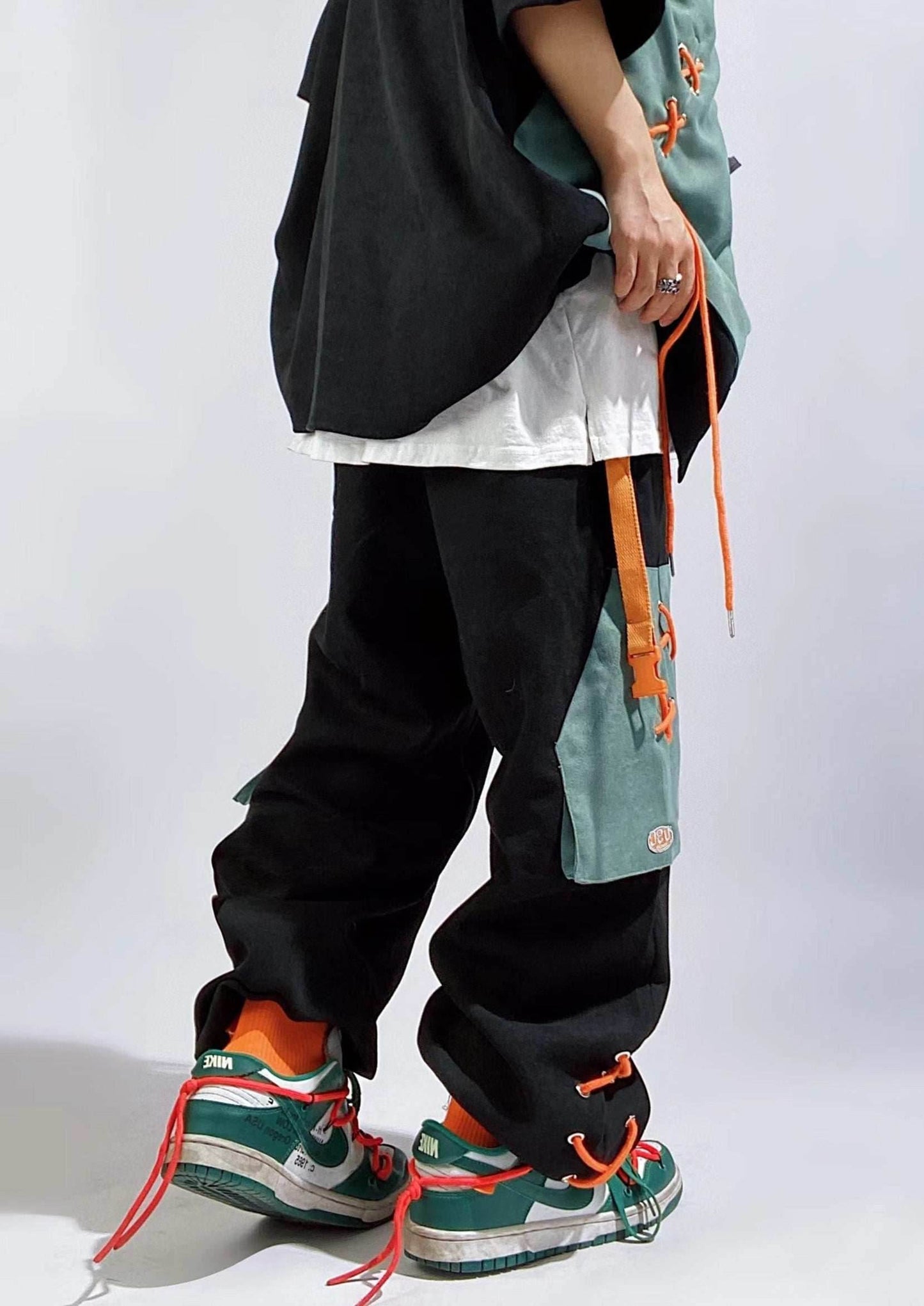 YEP5 UUC Laced Pants - Black / S