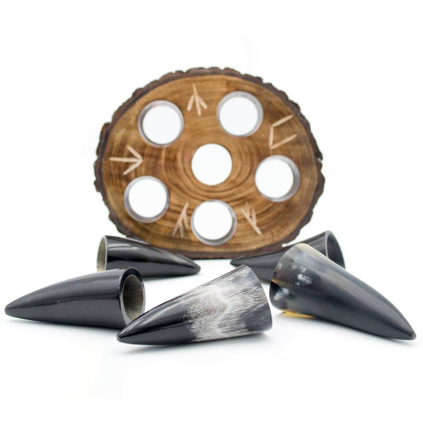 Drinking Horn Shot Glass Set - 