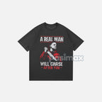 Scary Halloween Horror Movie T-Shirt - Serial Killer Graphic Tee For Him, Men's Apparel