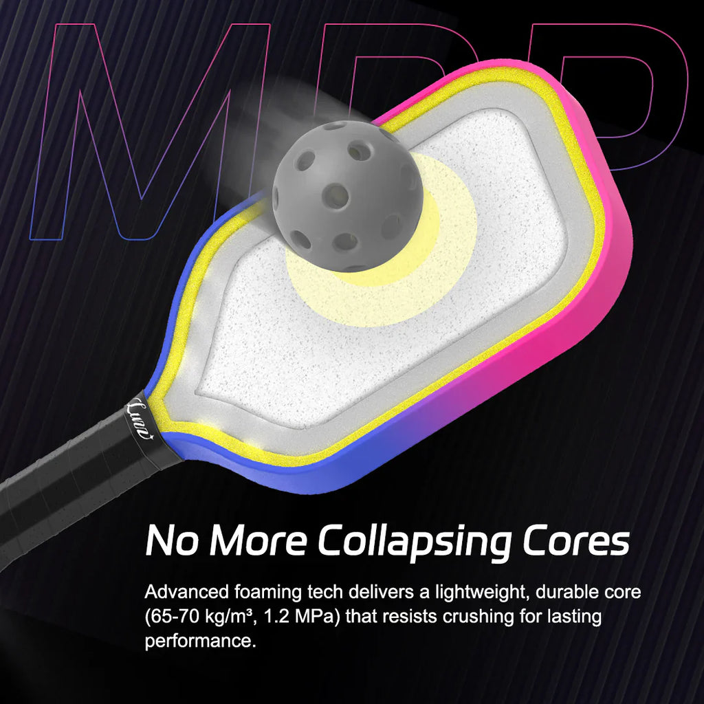 Luzz Pro 4 Inferno Mad Pickler Edition Pickleball Paddle & Cover