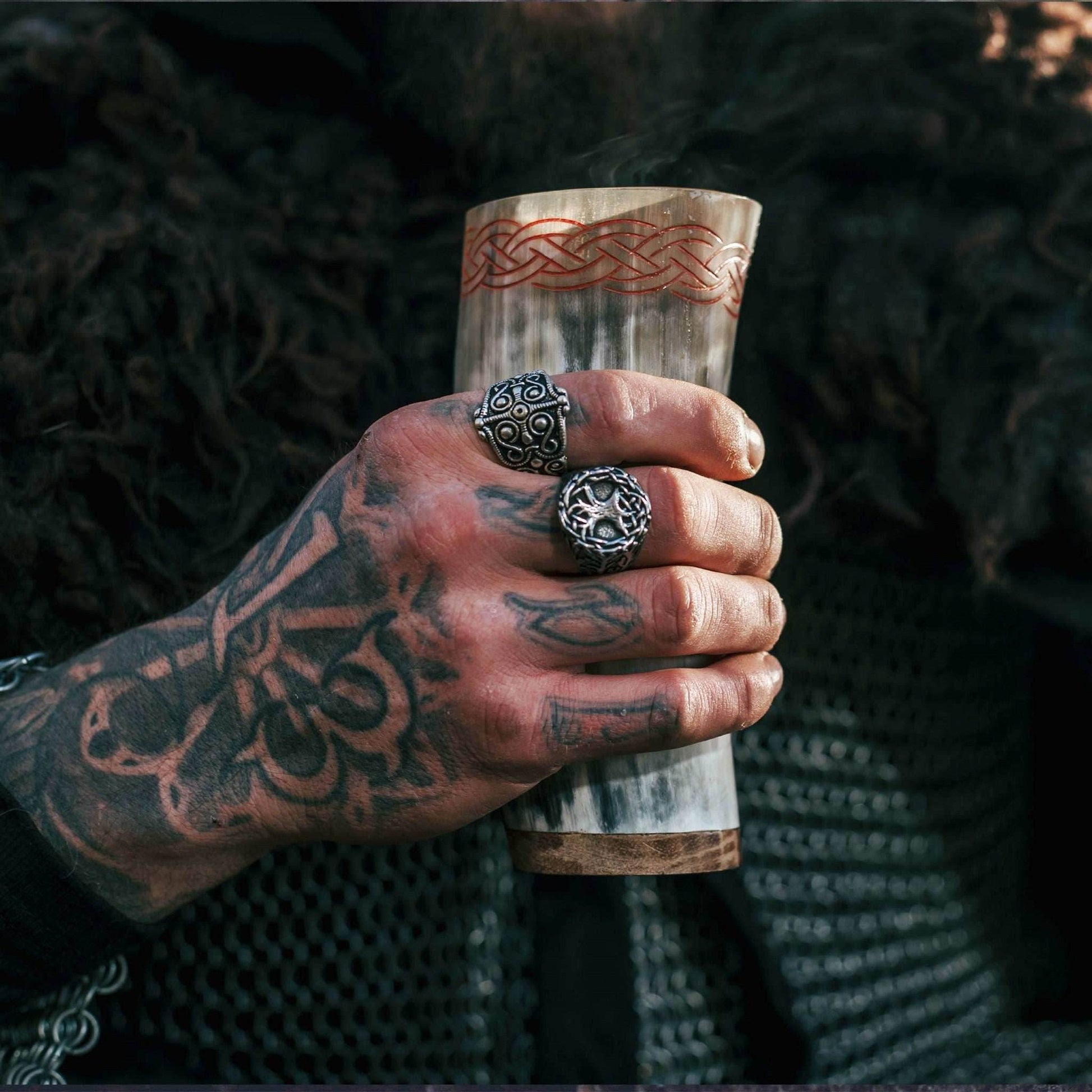 Horn Cups Set (4) - Classic Set