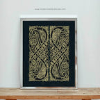Celtic knot Intertwined Birds | Fine Art Print - 20x24