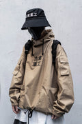 Hi2013 Khaki Industrial Windbreaker - Khaki / S