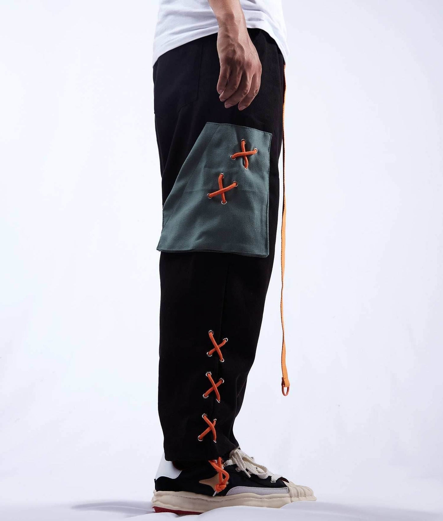 YEP5 UUC Laced Pants - Black / S