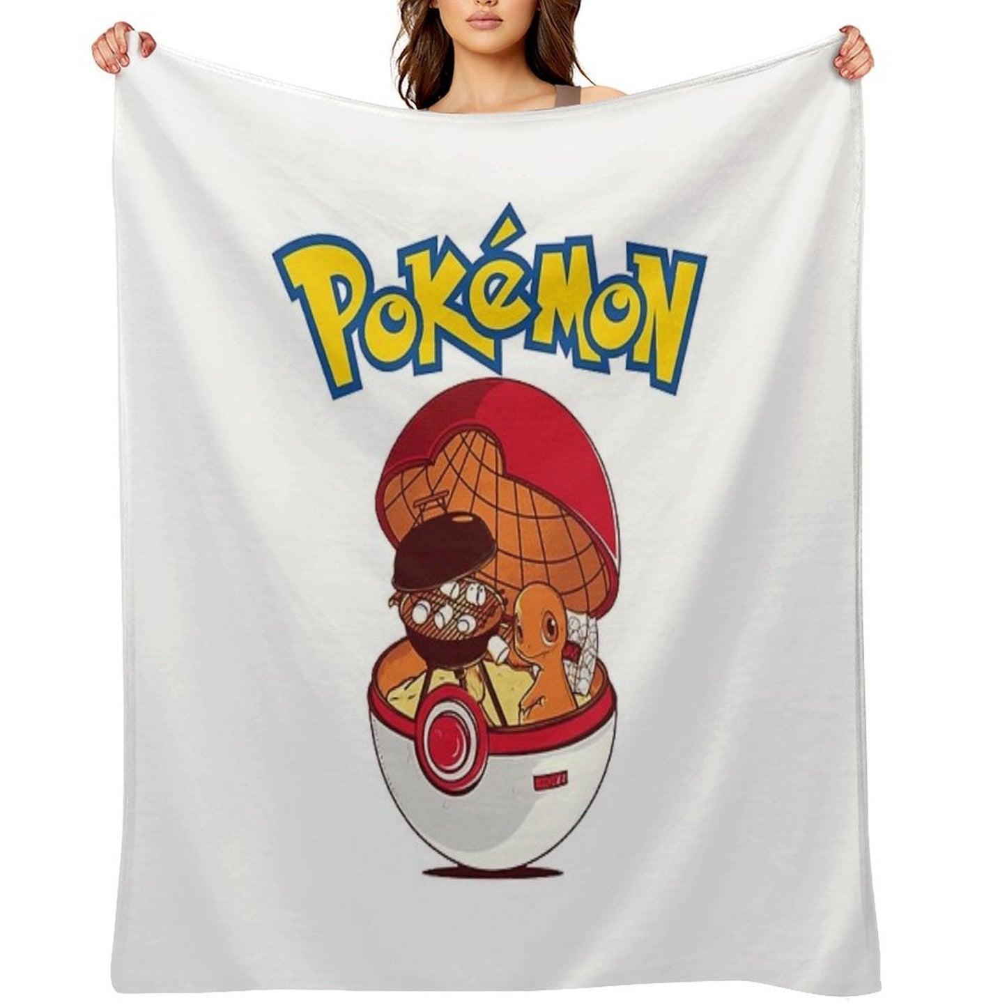 Red Ball Throw Blanket