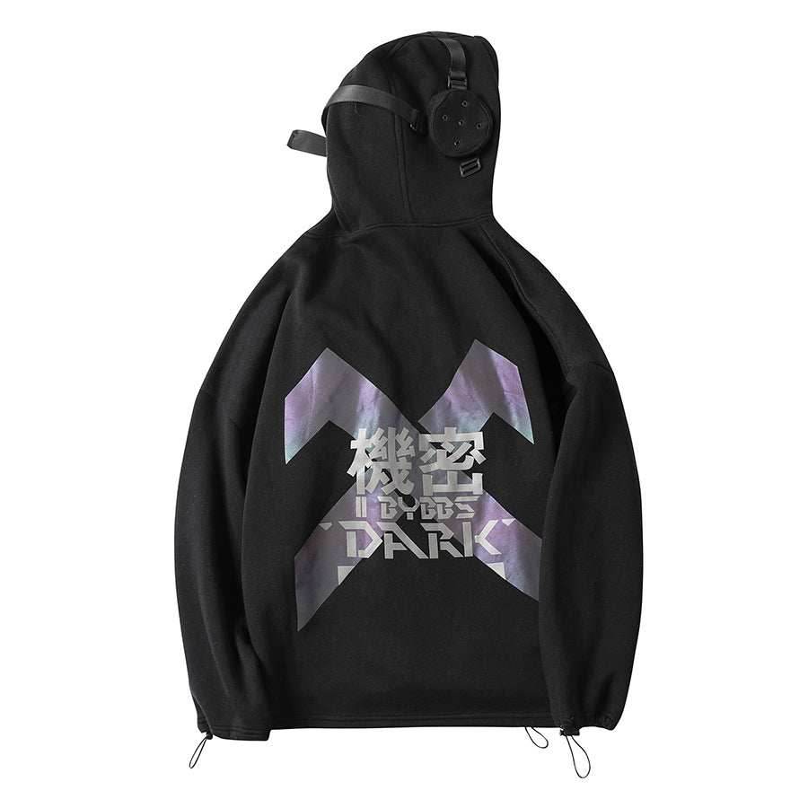 HiH13 Secret X Hoodie - Black / M