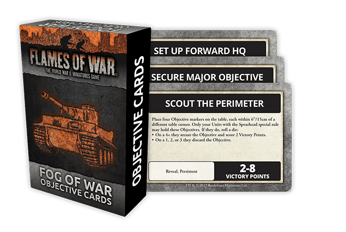 Flames of War: Fog Of War - Objective Cards - 