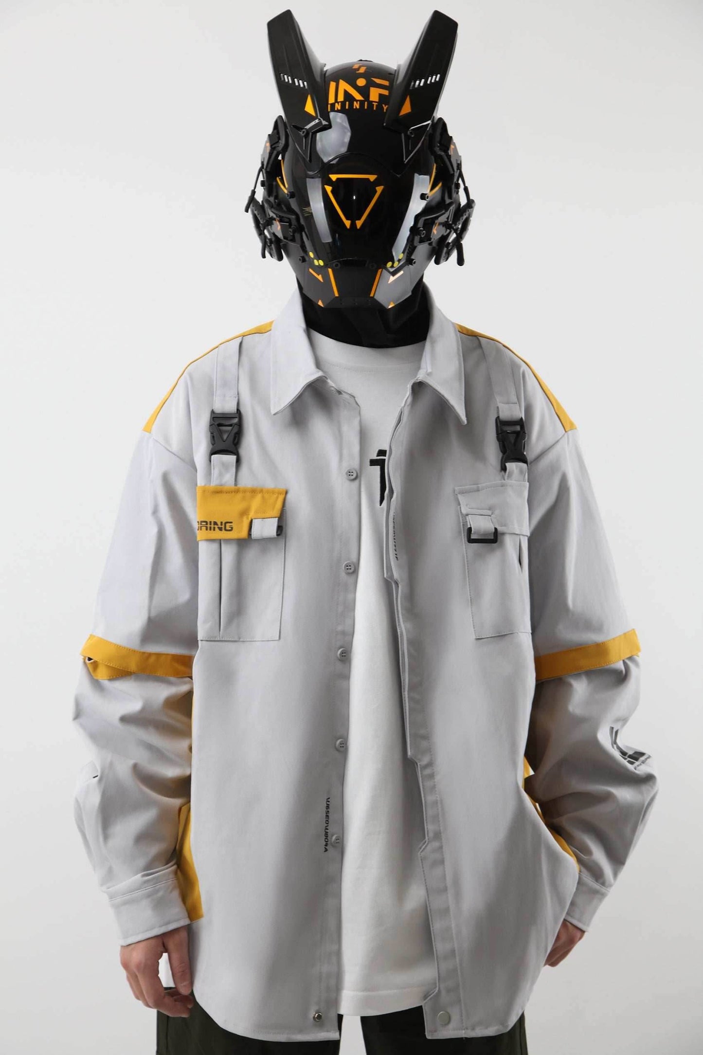 ApeqJ508 Boring Robot Jacket - Grey / S