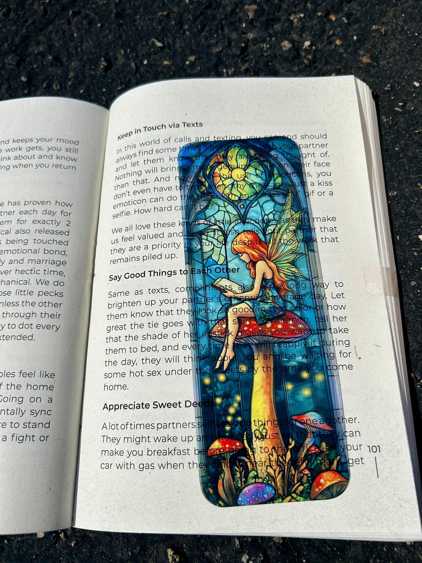 Fairy Garden Bookmark – Enchanted Woodland Fantasy, Whimsical Fairy Tale Gift for Book Lovers