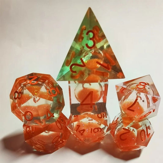 Right Angle Polyhedron Resin Dice-DungeonDice1