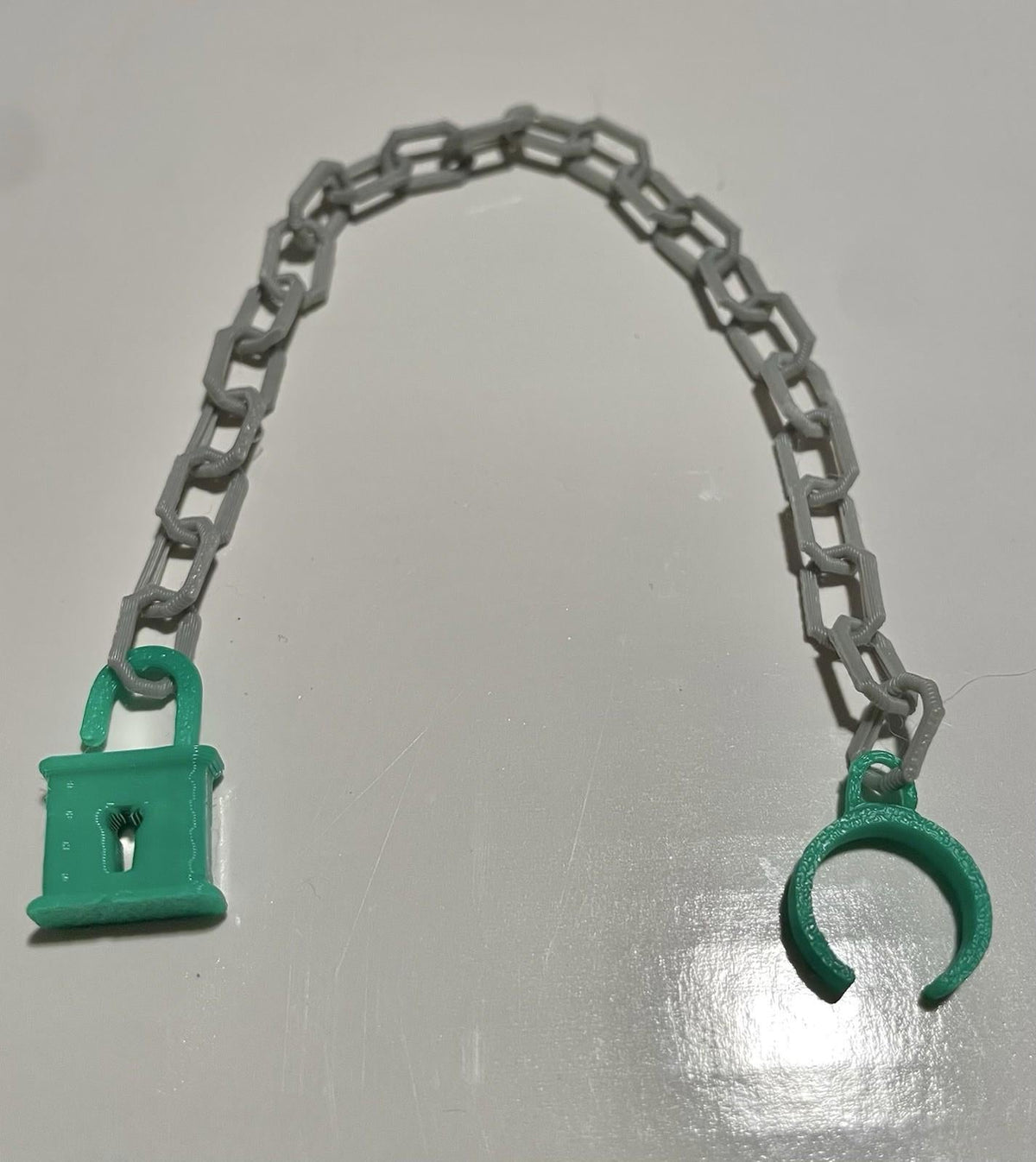 Vintage Masters of the Universe Dragon Blaster REPRO Padlock & Chain Cuffs MOTU