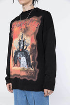 Extreme Dark Demon Knit Sweater - Black / S