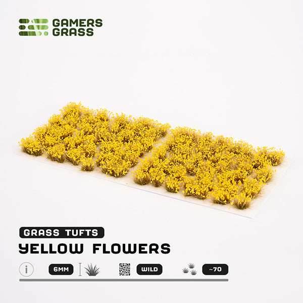 Gamers Grass Tufts: Yellow Flowers- Wild - 