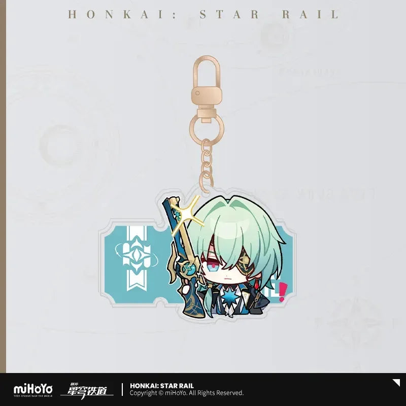 Pom-Pom Exhibition Series Acrylic Keychain Honkai: Star Rail