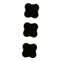 3pcs 4-Man Block Plasteel & Adhesive Movement Tray