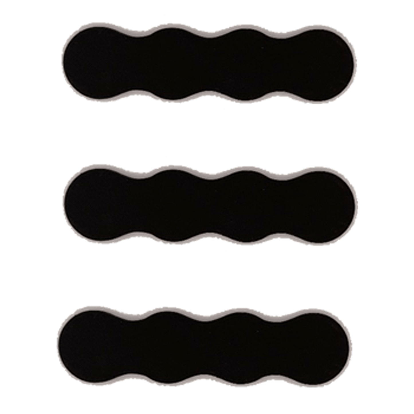 3pcs 4-Man Straight Plasteel & Adhesive Movement Tray