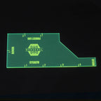3x5x2 Measurement Tool Template - Green