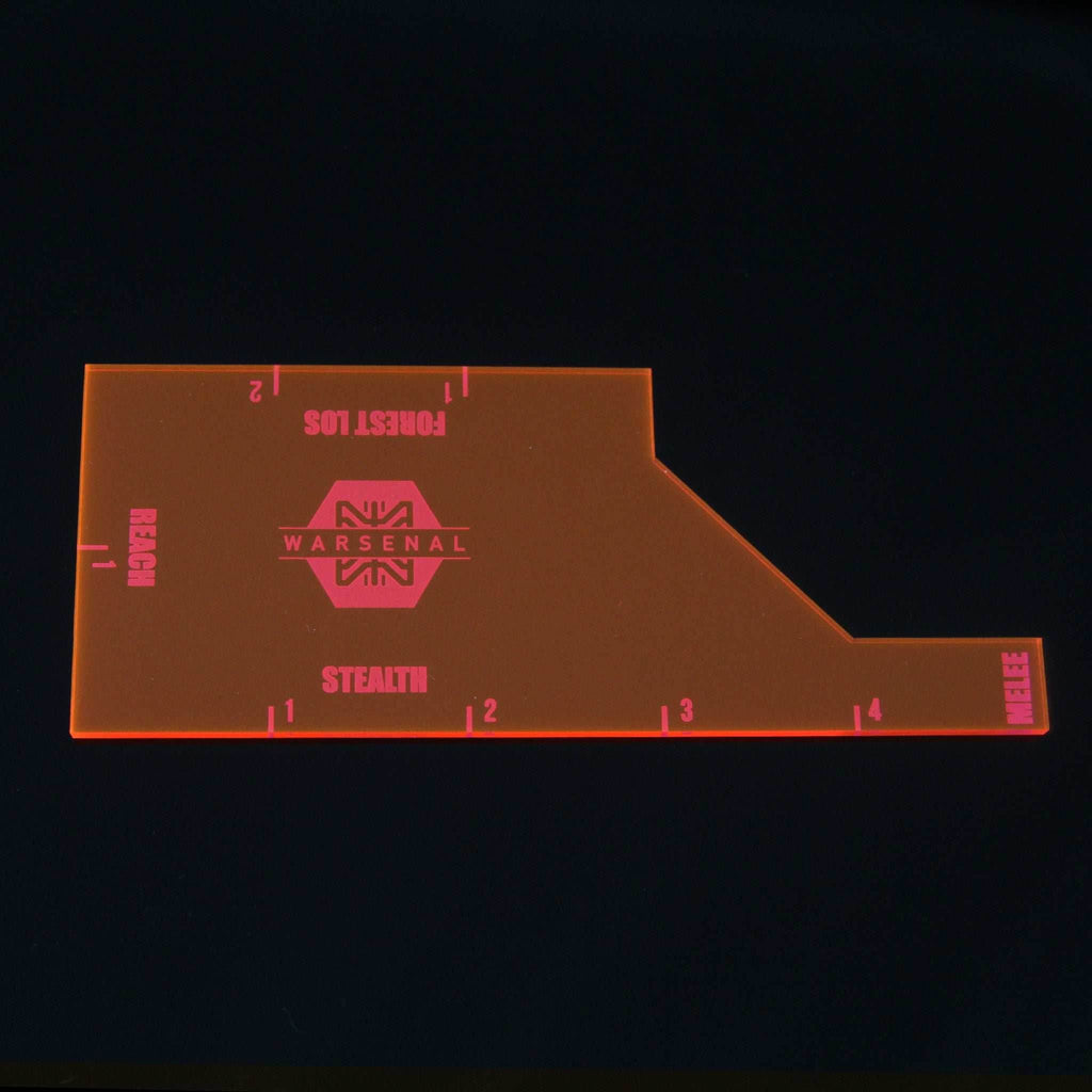 3x5x2 Measurement Tool Template - Red
