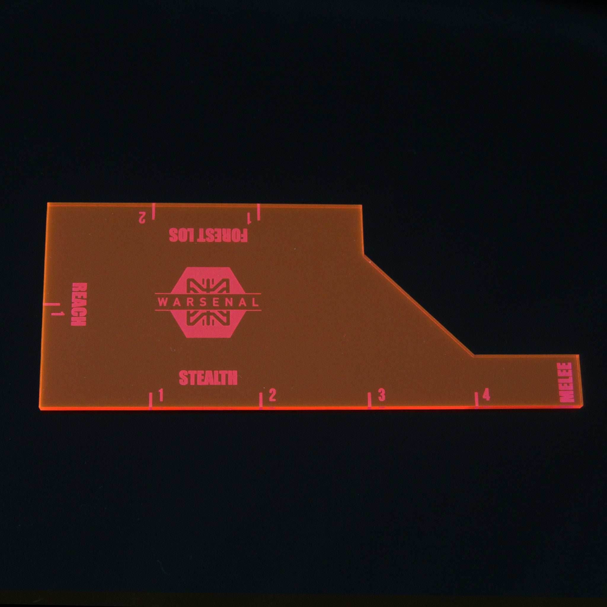 3x5x2 Measurement Tool Template - Red