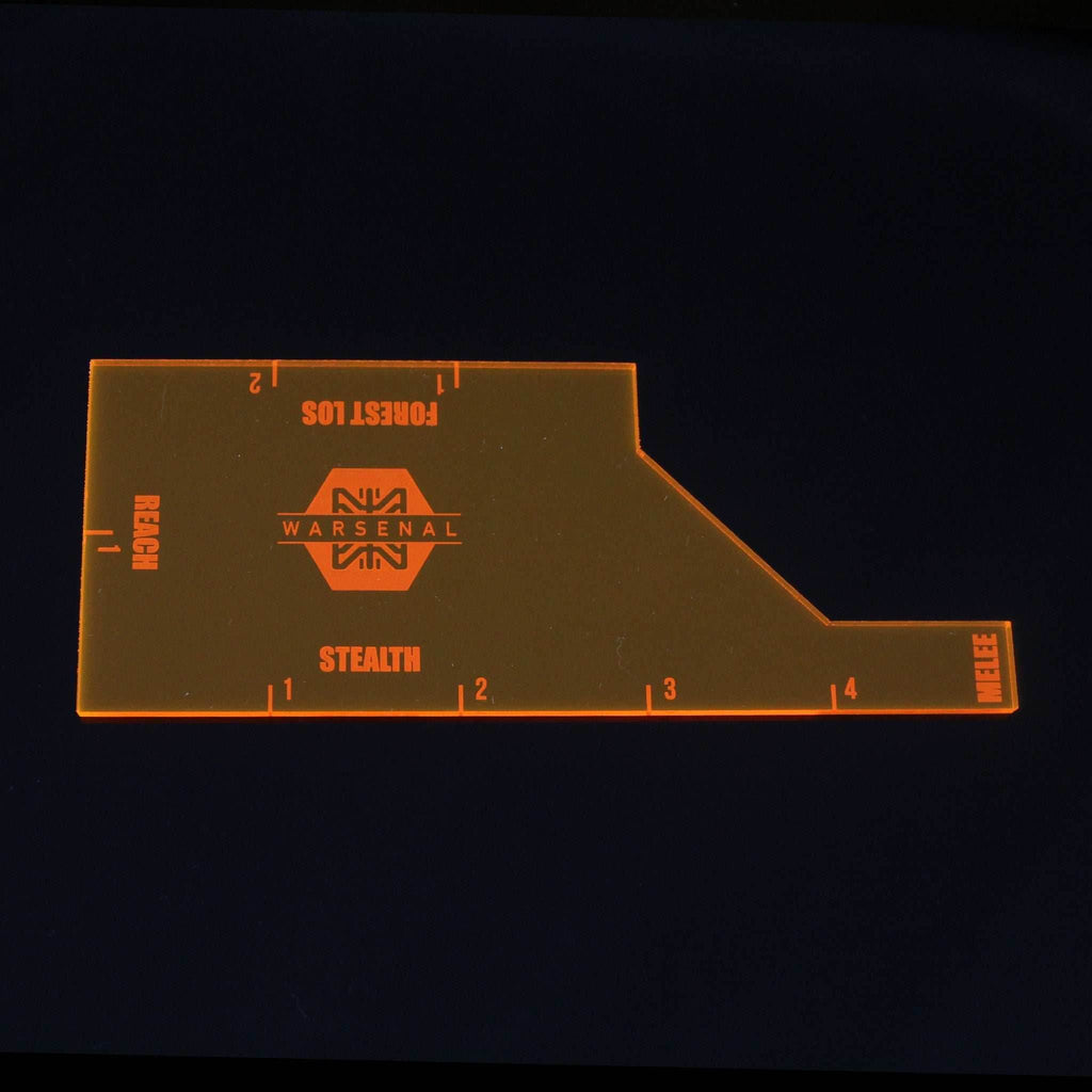 3x5x2 Measurement Tool Template - Orange