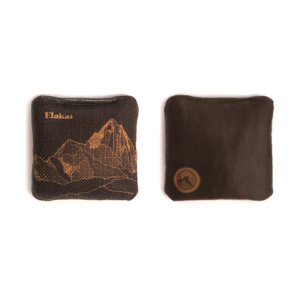 4-in Travel Dual-Sided Cornhole Bags | Mt. Elakai Design Collection