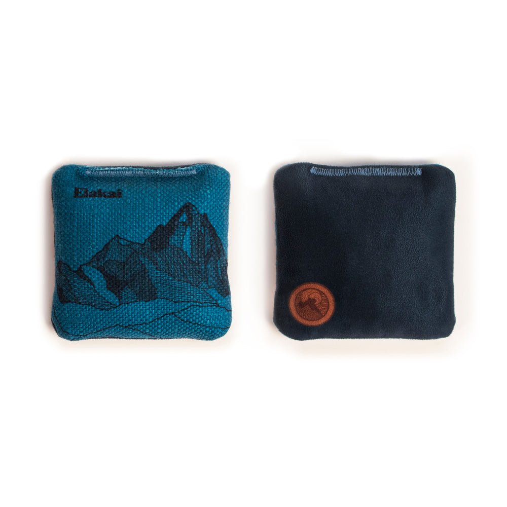 4-in Travel Dual-Sided Cornhole Bags | Mt. Elakai Design Collection
