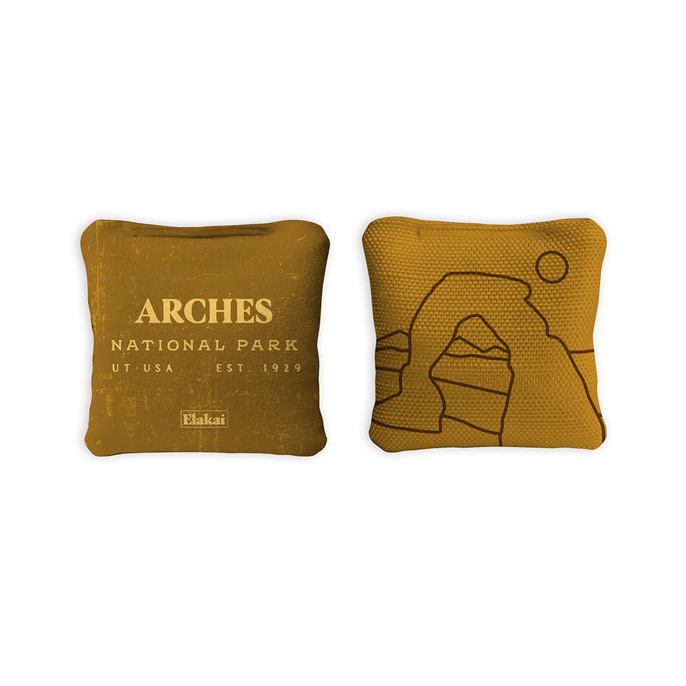 4-in Travel Dual-Sided Cornhole Bags | National Parks Collection