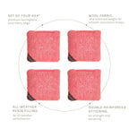 4-in Travel Herringbone Cornhole Bags | Premium All-Weather Collection