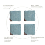 4-in Travel Herringbone Cornhole Bags | Premium All-Weather Collection