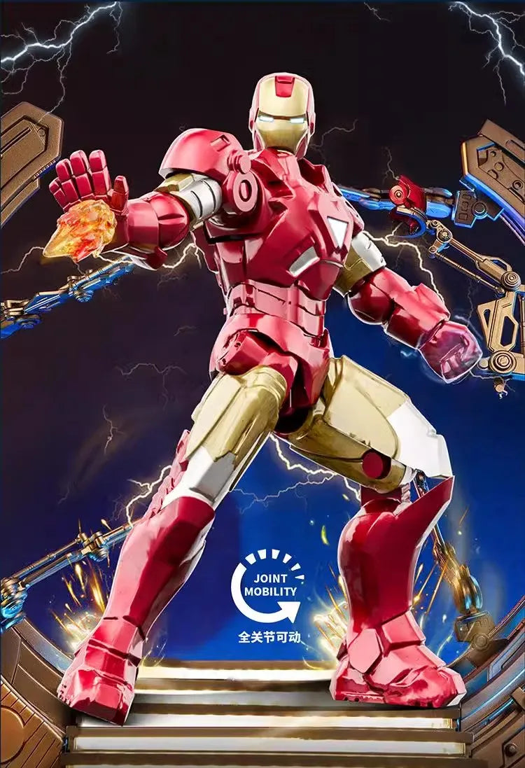 4 inches Original DIY Toys Blocks Bricks Building Iron Man Legends MK1 MK2 MK3 MK4 MK5 MK6 MK7 Tony Stark Model Action Figure ﻿