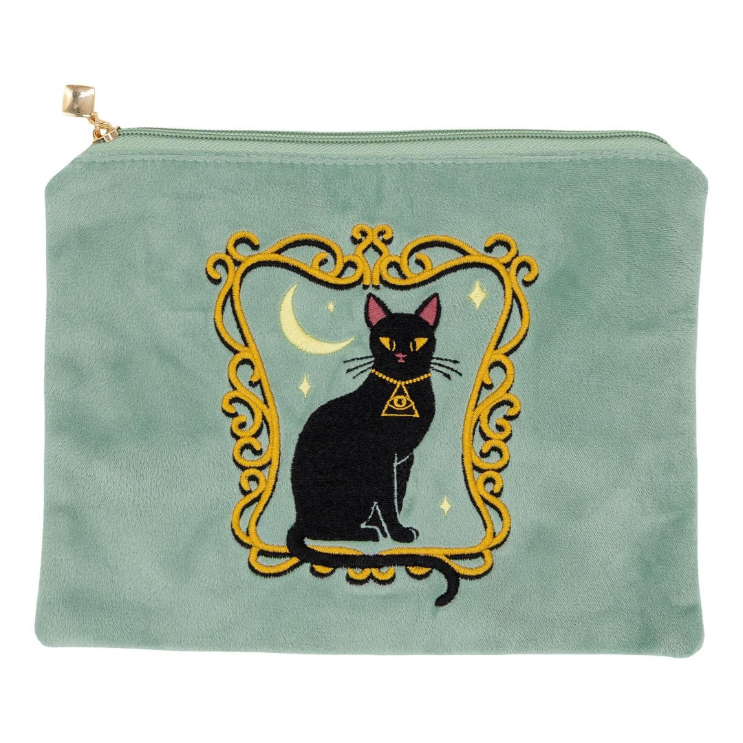 Duchess Shadowfloof's Mew World Order Large Velvet Cosmetics Bag