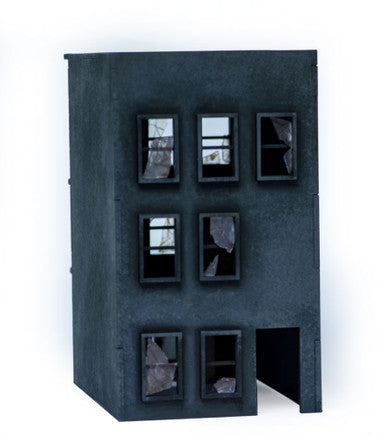 28mm "Brownstone" Row House (MDF) - 28MMDF402