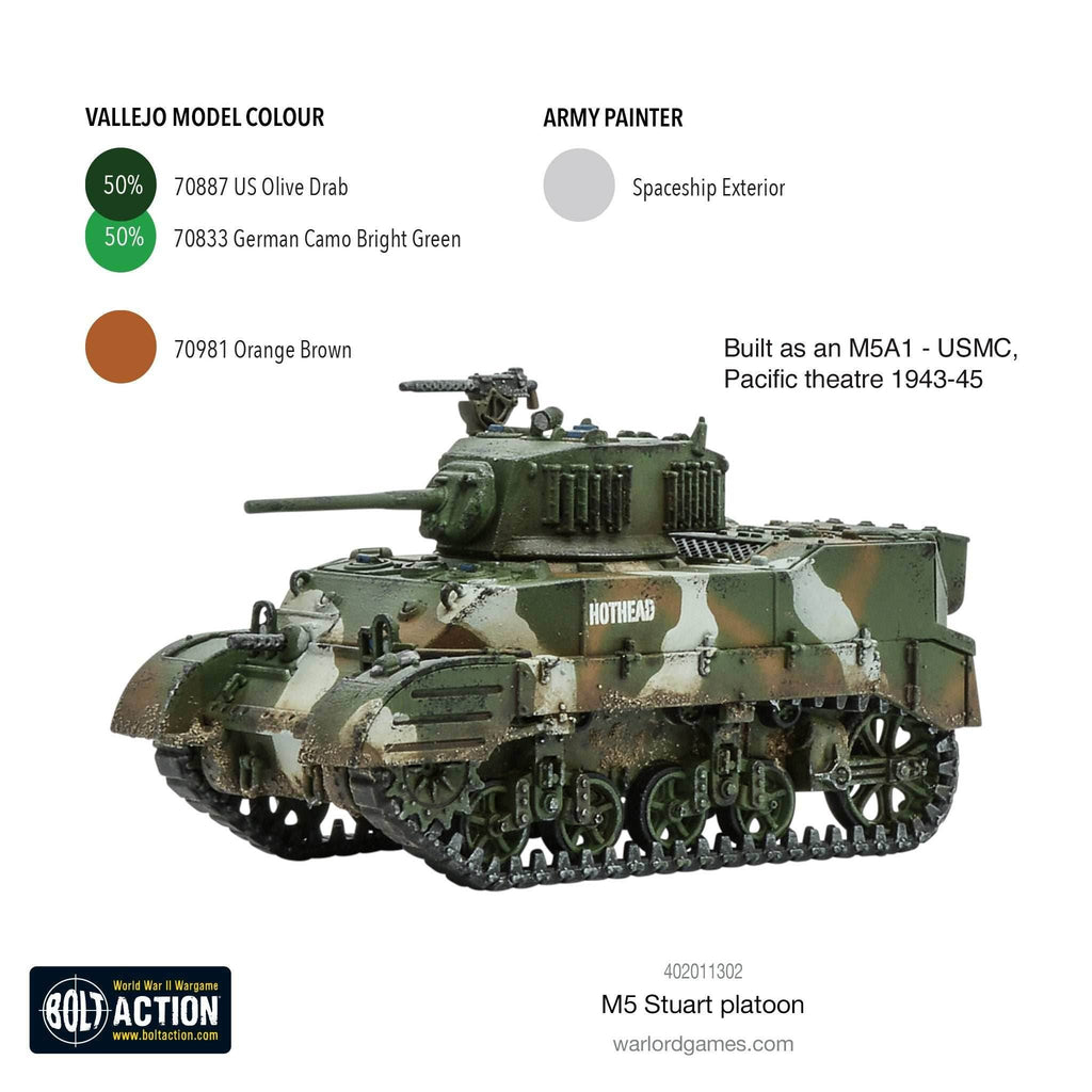Bolt Action: M5 Stuart Platoon - 