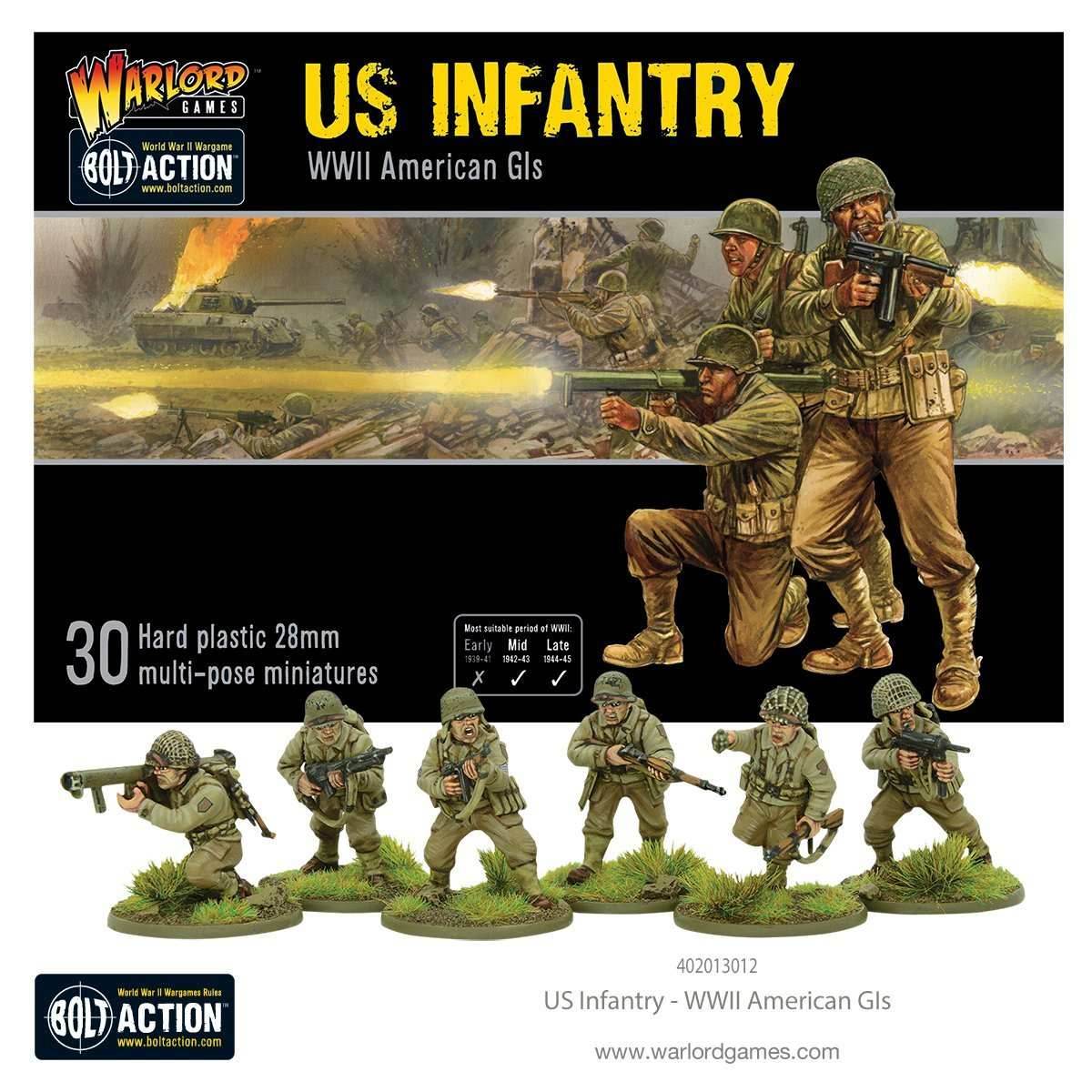 Bolt Action: US Infantry - WWII American GIs - 
