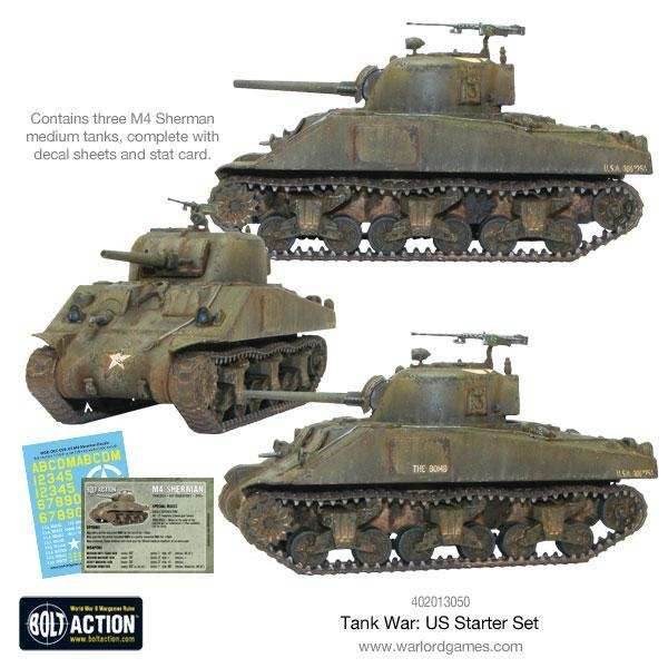 Bolt Action: Tank War - US starter set - 
