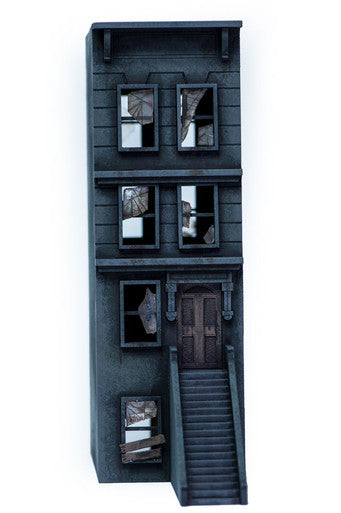 28mm "Brownstone" Row House (MDF) - 28MMDF403