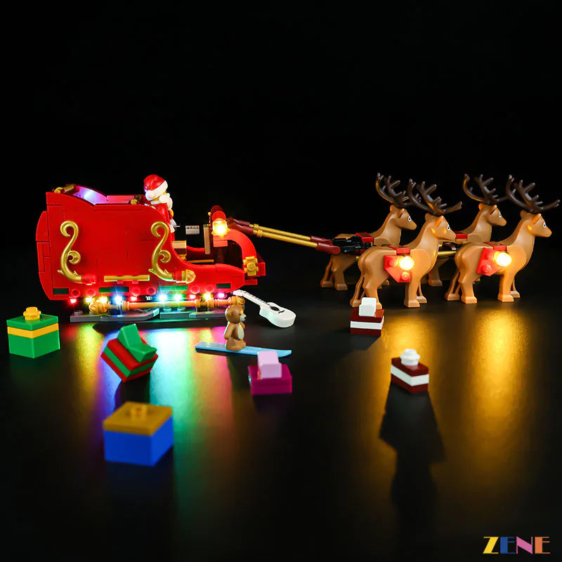 LEGO Santa's Sleigh Reindeer #40499 Light Kit