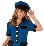 Police Officer Lady Cop Girls Halloween Dress Up Costume Child Large