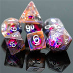 Demon Eye Dragon Eye Dice 7-Dice Set Resin Dungeons and Dragons Dice - 