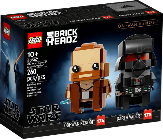 LEGO BrickHeadz Star Wars Obi-Wan Kenobi & Darth Vader 40547 - 