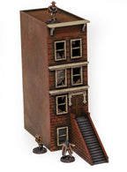 28mm "Brownstone" Row House (MDF) - 28MMDF406