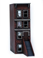 28mm "Brownstone" Row House (MDF) - 28MMDF406