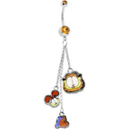 Licensed Odie and Pooky Garfield Belly Ring
