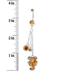Licensed Cat Paws Garfield Belly Ring