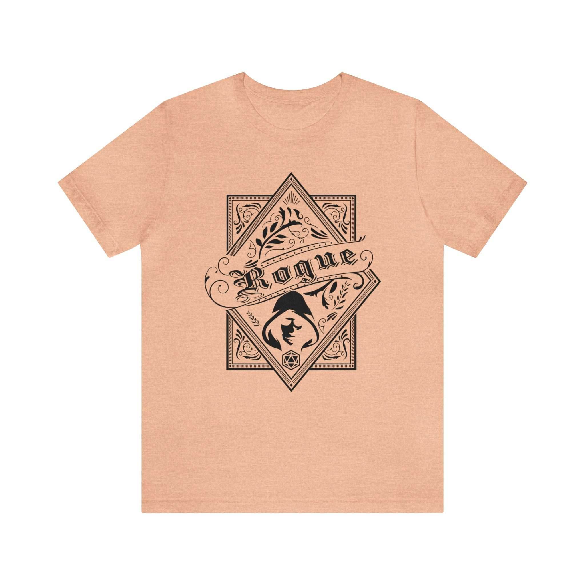 Rogue Class Shirt - Heather Peach / S