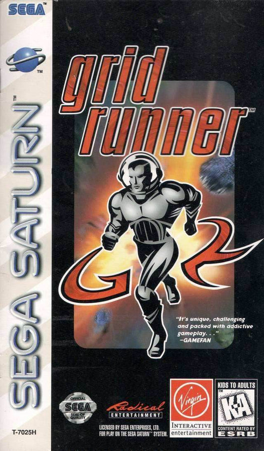 Grid Runner (Sega Saturn) - Game Manual Only