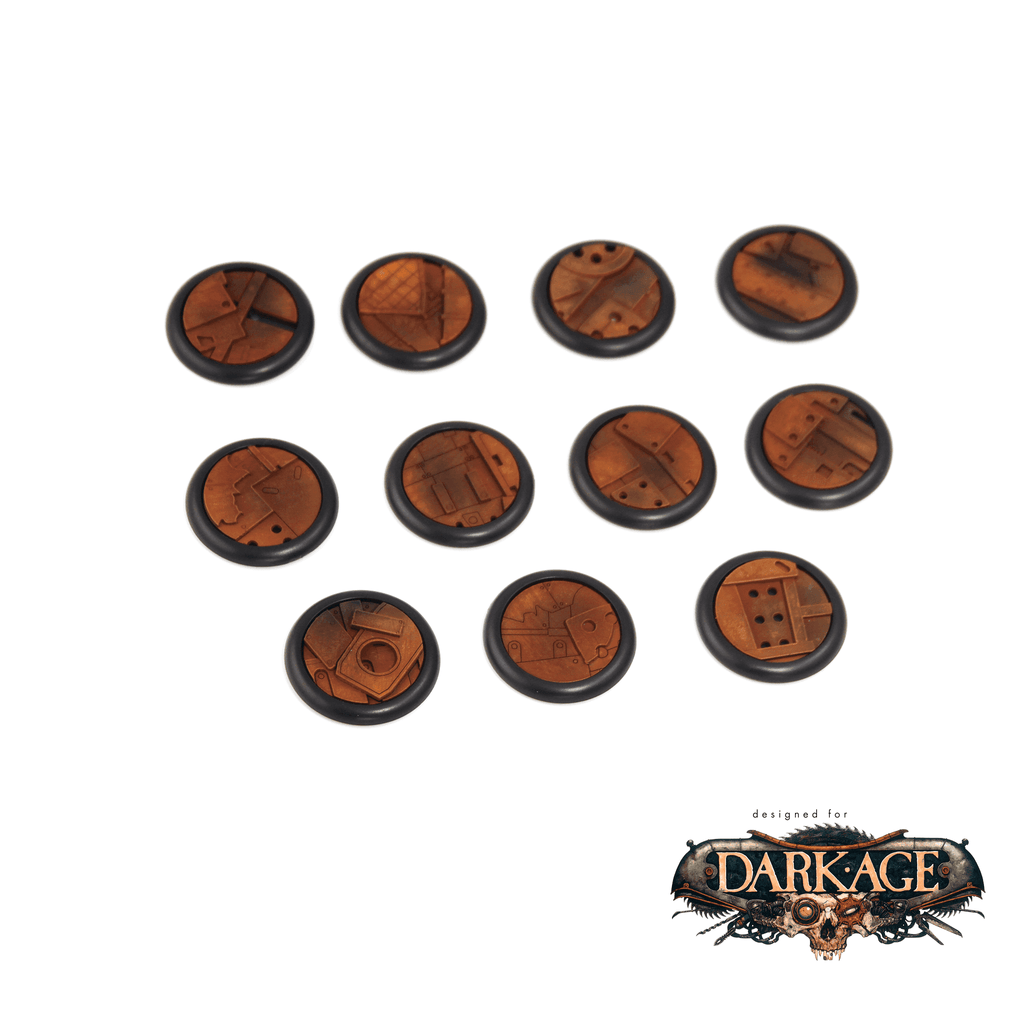 Dark Age Scrounger Base Inserts - 40mm (11)