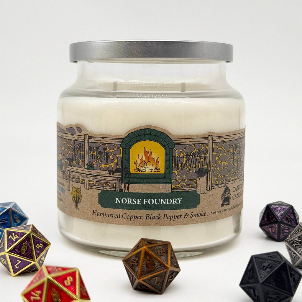 Cantrip Candles - Norse Foundry (16 oz Glass Candle) - 