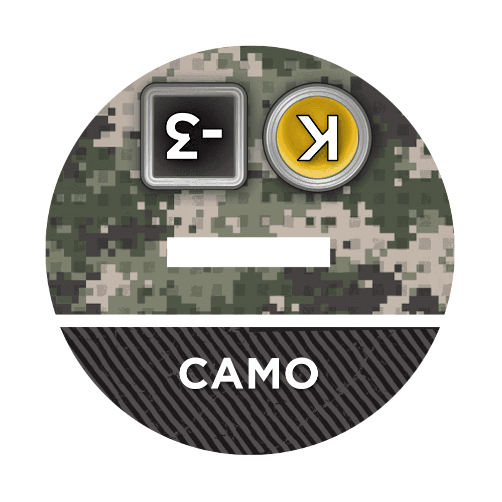 N4 Bases for 3D Markers - 40mm / Camo -3 / K