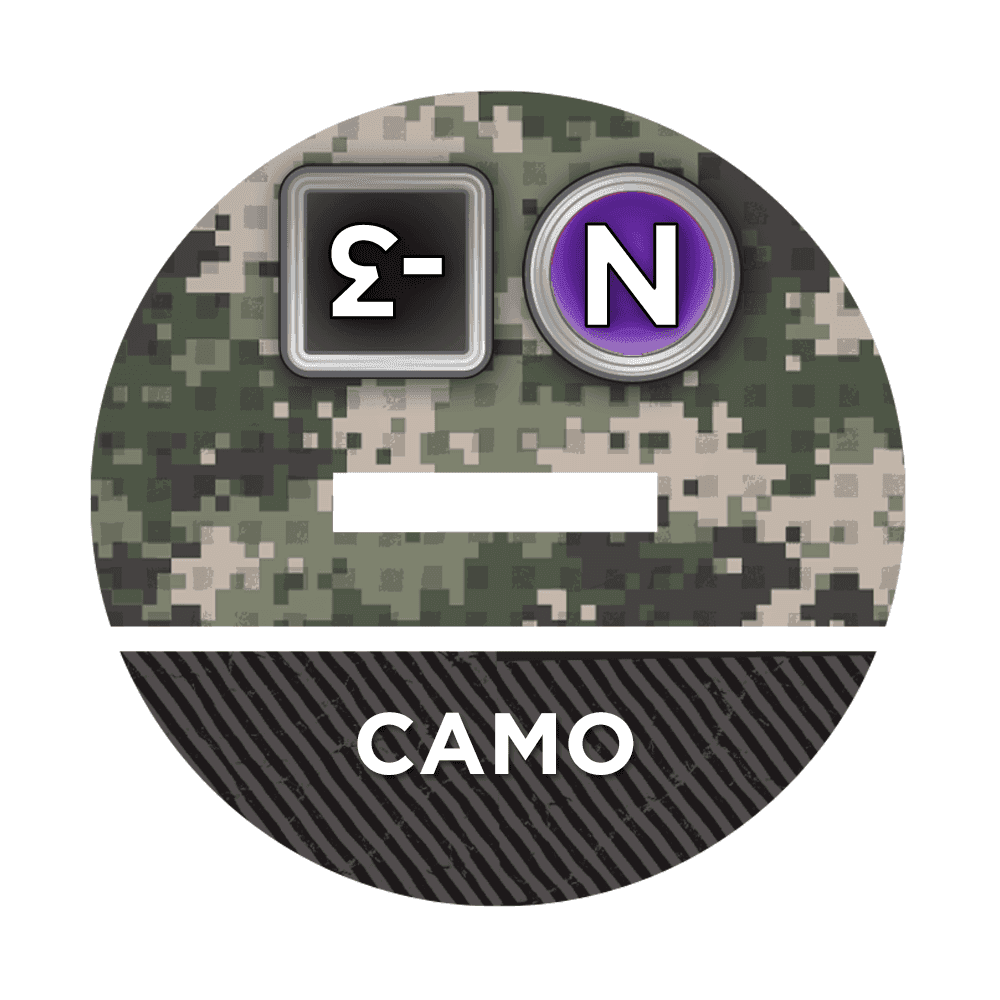N4 Bases for 3D Markers - 40mm / Camo -3 / N
